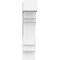 Ekena Millwork Standard Merced Architectural Grade PVC Bracket with Block Ends, 5"W x 18"D x 24"H BKTP05X18X24MRC05 - alternate 4